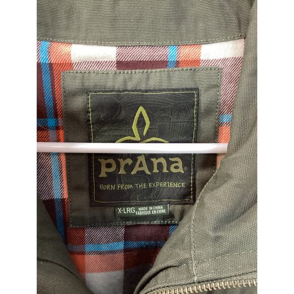 Prana Men's Full-Zip Rawkus Jacket Utility Workwear Outdoor Olive Green Size XL - Picture 10 of 13